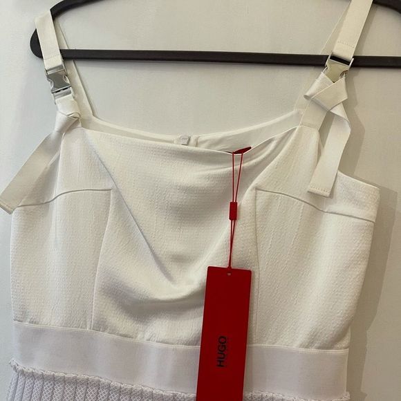 HUGO BOSS White Midi Dress - Picture 3 of 9